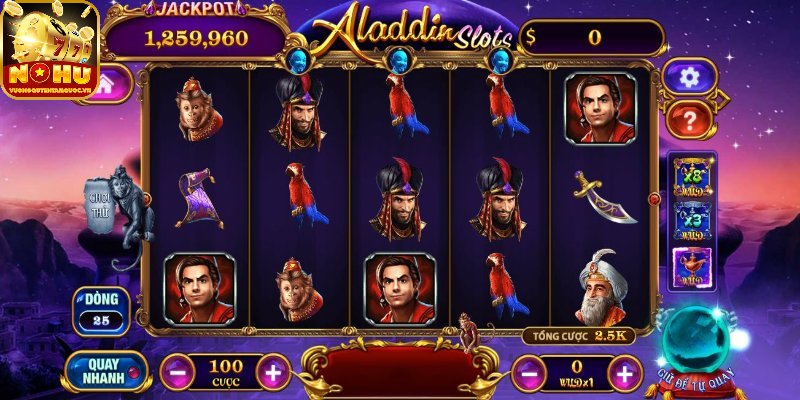 Aladdin Wishes dựa trên câu chuyện, hình ảnh của Aladdin huyền thoại