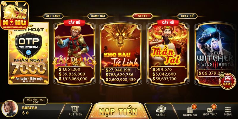 Top 3 tựa game nổ hũ Go88 được nhiều người tham gia